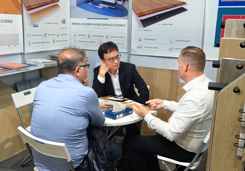 Trioflor successfully debuted at Batimat 2024 in Paris