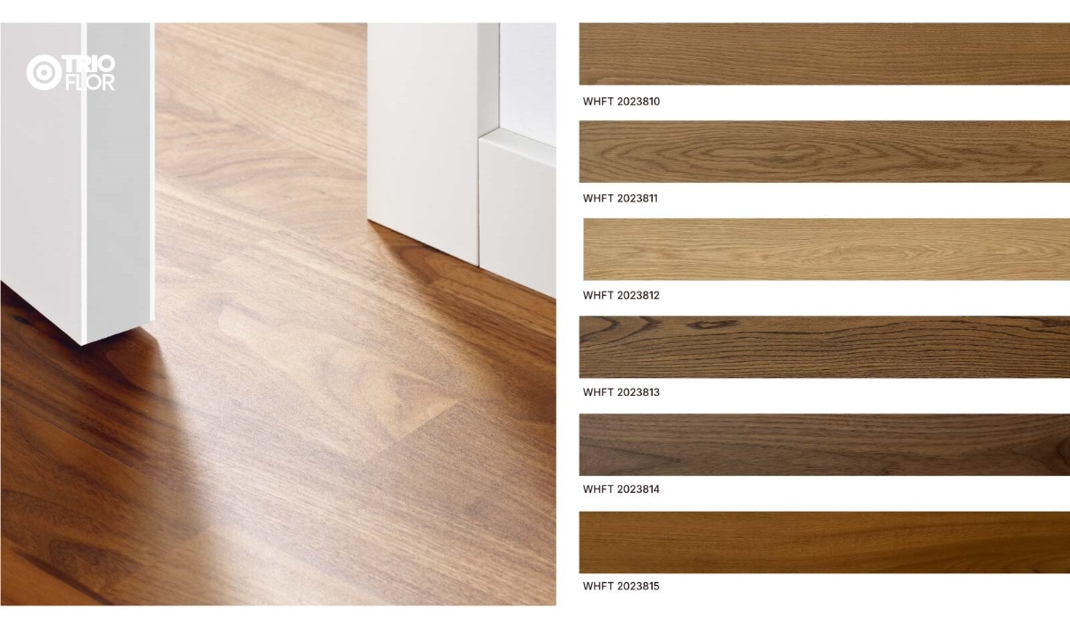 Trioflor 100% waterproof Hardwood SPC flooring exterior options