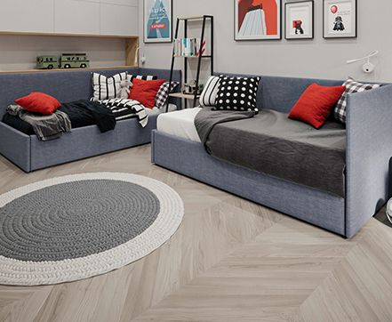 Chevron SPC Flooring